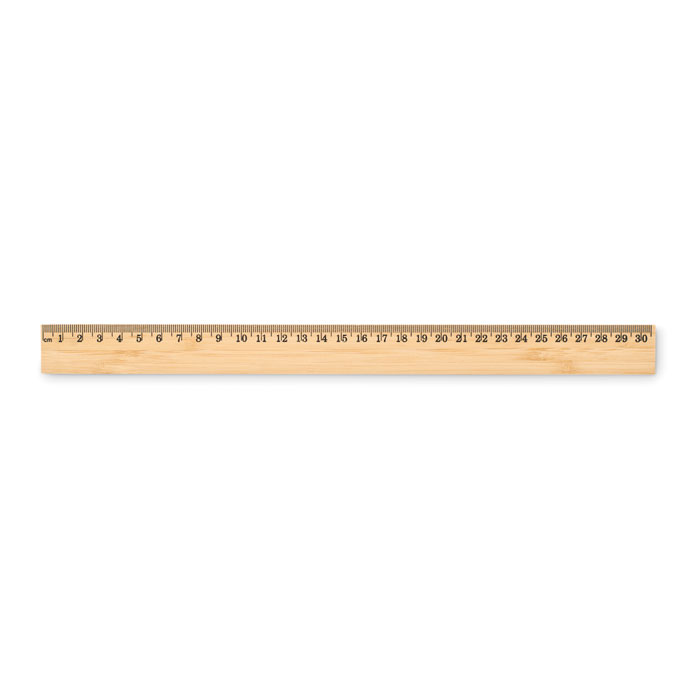 Ruler in bamboo 30 cm