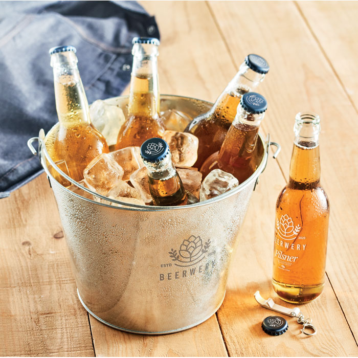 Metal beer bucket 4L