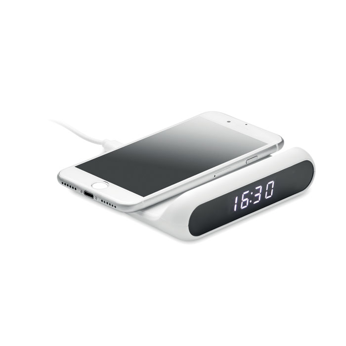 Chargeur sans fil  horloge LED