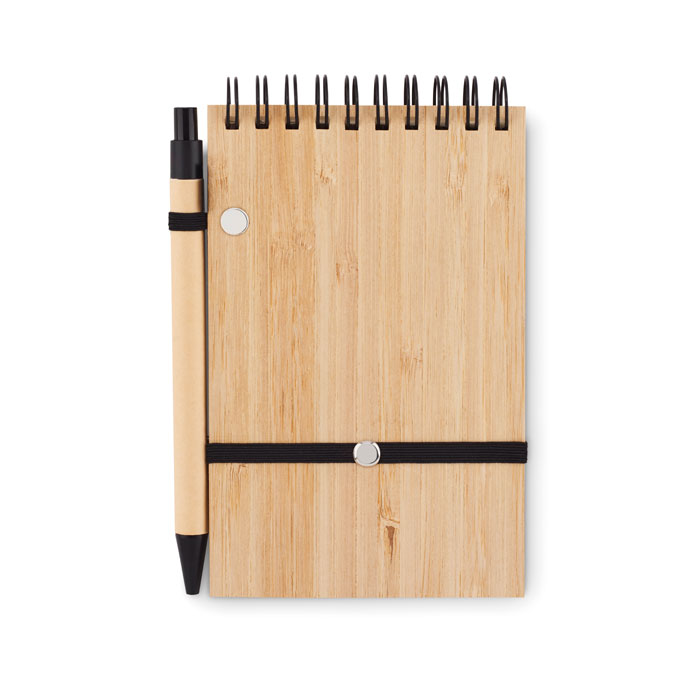 Set de bloc-notes A6 en bambou