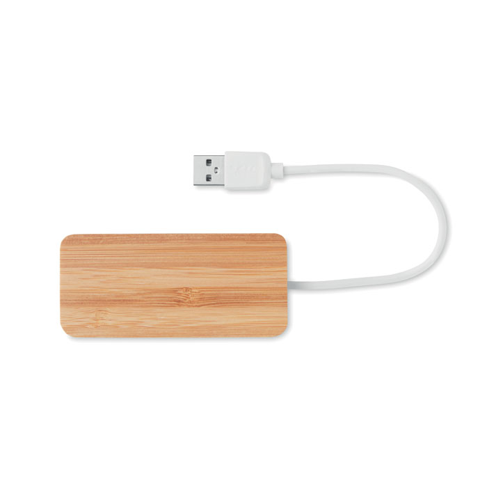 Hub USB 3 ports Bambou