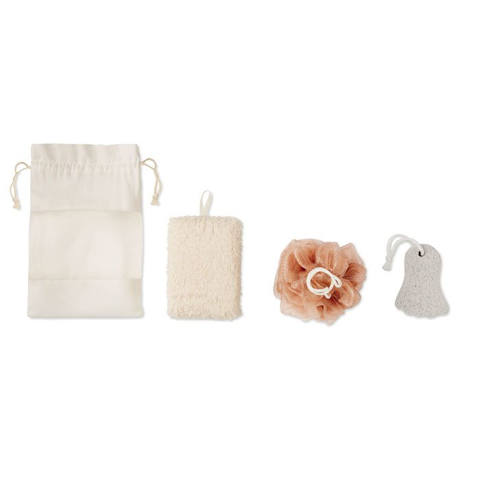 Set de bain pochette coton