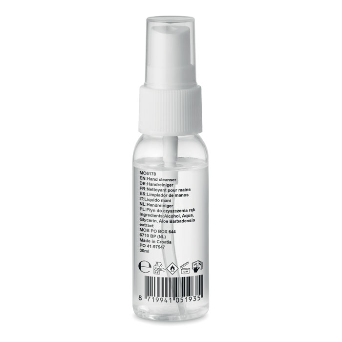 Spray nettoyant pour les mains 30 ml